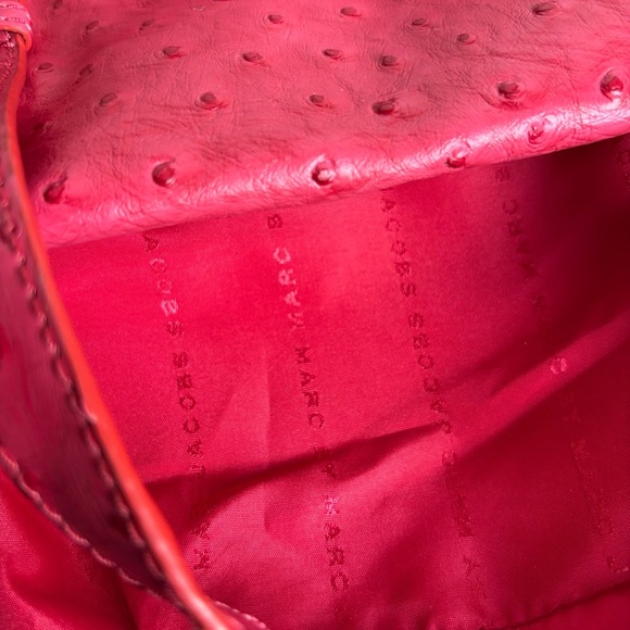 Marc By Marc Jacobs Pink Crossbody Bag w Textured‎ Exotic Leather Large Tote - Picture 14 of 15